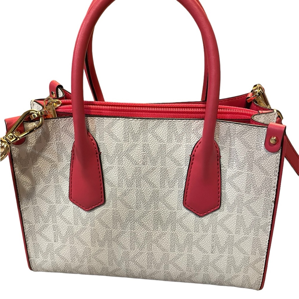 Michael Kors Hibiscus Pink Satchel - Picture 2 of 9